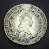 Austria 20 kreuzer 1809 C/ Praga argint Francisc l