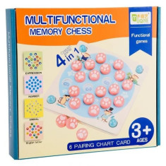 Joc educativ de Memorie 4 in 1 Multifunctional Memory Chess - CX-9111