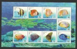 Singapore 2001 - Pești tropicali, fauna, bloc neuzat
