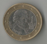 Austria, 1 euro de circulatie, 2002, circ., Europa