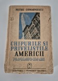 Carte veche Petru Comarnescu Chipurile si privelistile Americii Gravuri P Grant