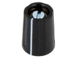 Buton rotativ cu indicator negru &Oslash;10,5x14mm