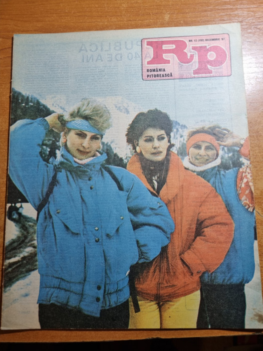romania pitoreasca decembrie 1987-articol si foto mangalia,slanic moldova