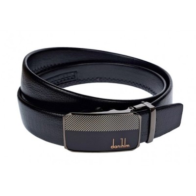 Curea eleganta barbati pentru costum, catarama metalica fara ac, latime 3.5 cm, lungime reglabila, negru - CK213N foto