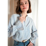 Camasa dama albastra casual 4857T M8