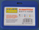 Suport Pp Tip Arc, Pentru Carduri, 85 X 55mm, Orizontal, 5 Buc/set, Kejea - Bleumarin