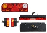 Lampa auto BestAutoVest pentru camion stanga 24V 422x149x90mm, cu lampa numar , 1 buc.