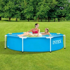 Intex Piscină cu cadru de metal, 244x51 cm