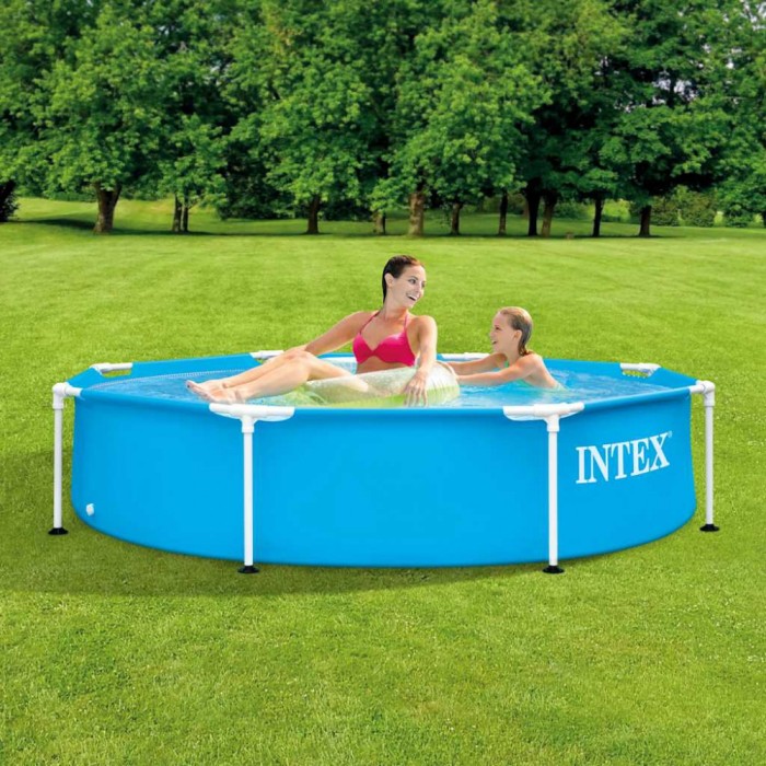 Intex Piscină cu cadru de metal, 244x51 cm