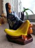 Statuetă / figurina / bibelou - Femeie orientala - dimensiune mare - Ceramică