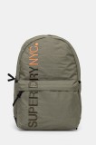 Superdry rucsac femei, culoarea verde, mare, cu imprimeu, W9110371A-VCH