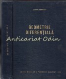 Geometrie Diferentiala, Andrei Dobrescu, Didactica si Pedagogica, 1963, Matematica