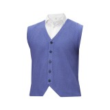 Vestă tricotată bărbătească slim mov V033, 46, 48, 50, 52