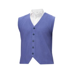 Vestă tricotată bărbătească slim mov V033