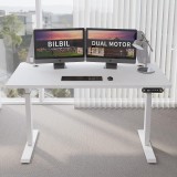 Cadru de birou electric dublu motorizat inaltime reglabila 64x129 cm memorare 4 pozitii