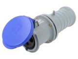 Conector alimentare AC trifazate AMPHENOL IP&amp;S 63A 250V m&acirc;na dreaptă 3 pini IP44
