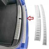 Set de 2 protectii bara spate si interior portbagaj mat premium pentru BMW X1 iX1 din 2022