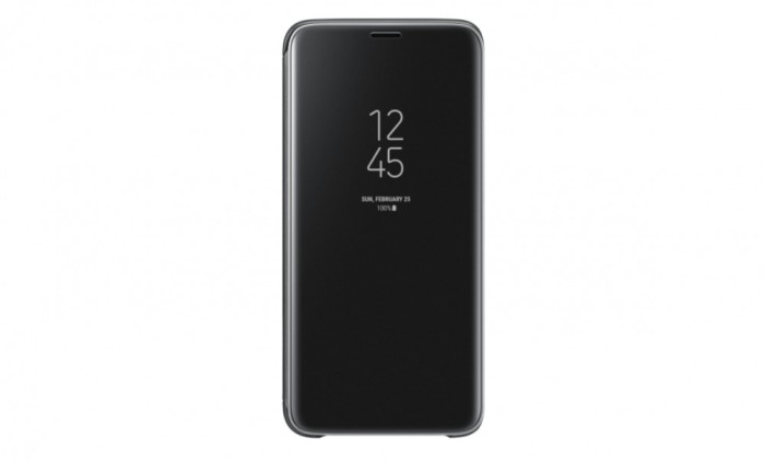 Husa pentru Samsung Galaxy Note 20 si Note 20 5G, Clear View, Negru