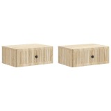 vidaXL Dulap de noapte cu sertar 2 pcs Stejar Sonoma 49 x 34,5 x 20 cm 897940