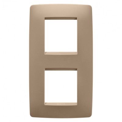 Rama Ornament 2P verticala ONE Gewiss Chorus cupru GW16124VX foto