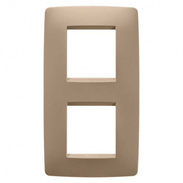 Rama Ornament 2P verticala ONE Gewiss Chorus cupru GW16124VX