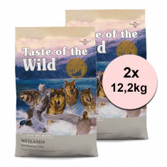 TASTE OF THE WILD Wetlands Canine 2 x 12,2 kg