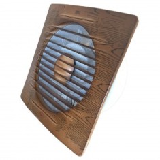 Ventilator axial de perete, Helix 100-Walnut, debit 100 m3/h, diametru 100 mm, 12W