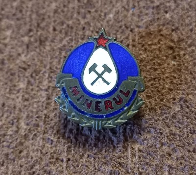 Insigna fotbal - &amp;quot;MINERUL&amp;quot; foto