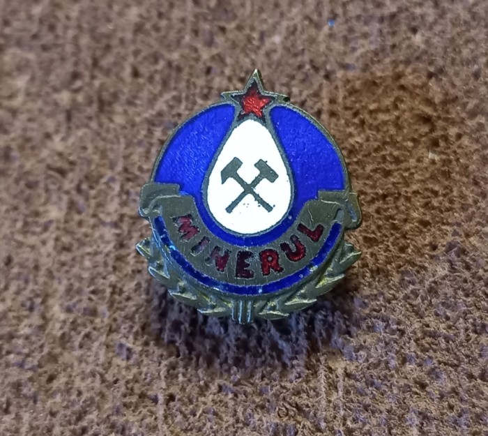 Insigna fotbal - &quot;MINERUL&quot;