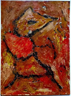 Abstract - semnat Jorn &amp;#039;67 foto