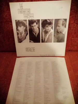 The Manhattan Transfer Vocalese Atlantic 1985 Ger vinil vinyl foto