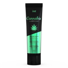 Lubrifiant pe baza de apa Intt cu aroma de cannabis 100 ml
