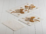 Cumpara ieftin Set 3 Covorase de Baie Mari Caramel (Acryl), Chilai Home