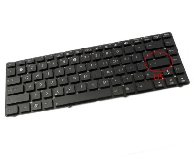 Tastatura Asus U36SD layout US fara rama enter mic, U36SG layout US fara rama enter mic foto