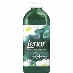 Balsam de rufe Lenor Emerald &amp;amp; Ivory Flower, 50 spalari, 1.5L foto