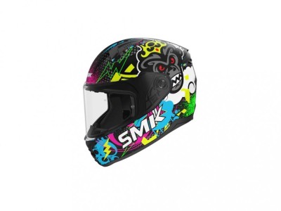 Cască moto integrală copii SMK BIONIC KIDS Chimpz, Mărimea YL, Unisex, foto
