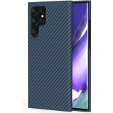 Cumpara ieftin Husa Cover Hard Carbon Fiber pentru Samsung Galaxy A13 4G Albastru