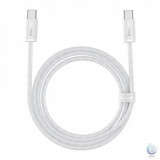 Cablu date/incarcare Baseus Dynamic Series, USB-C la USB-C, 5A, 100W, 1 m, alb