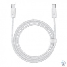 Cablu incarcare Baseus Dynamic Series, USB-C la USB-C, 5A, 100W, 1 m, alb