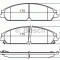 Set placute frana,frana disc LANCIA THEMA (LX) (2011 - 2016) BOSCH 0 986 494 483