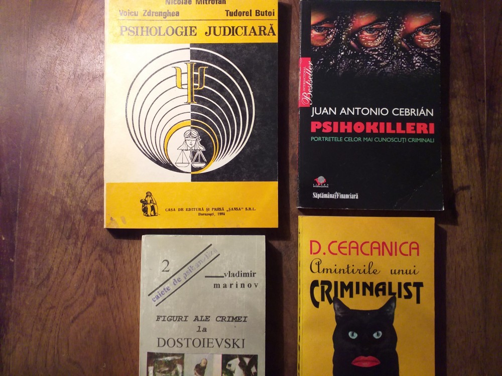 Lot carti Psihologie/Criminalistica/Judiciar | Okazii.ro