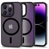 Husa Tech-Protect Magmat MagSafe pentru Apple iPhone 14 Pro Max Negru Mat, Silicon, Carcasa