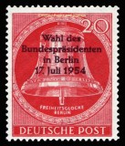 Berlin 1954 - Alegeri, supratipar pe clopot, neuzat