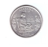Moneda SUA 25 centi/quarter dollar 2003 P, Alabama 1819, stare foarte buna
