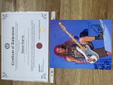 Autograf original Steve Harris ( Iron Maiden ) + Certificat de autenticitate