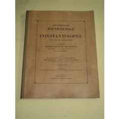 ALT-CHRISTLICHE BAUDENKMALE VON CONSTANTINOPEL, C.W. KORTUM, EDITIA OMAS, 2001