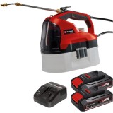 Einhell GE-WS 18/35 Li PXC + Twinpack CB + 4514095 - Pulverizator 2.5 bar 3.5 l + Set 2 acumulatori si incarcator Li-Ion 18 V 2.5 Ah