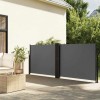 VidaXL Copertină laterală retractabilă, antracit, 100 x 600 cm 4004583