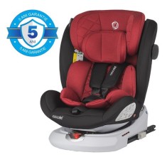 Scaun Auto iSize 40-150 cm Coccolle Lyra Dahlia Red Dahlia Red, Rosu, 0 luni +, Unisex foto