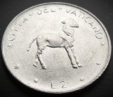 Cumpara ieftin Moneda 2 LIRE - VATICAN, anul 1977 * cod 1220 = Papa PAUL VI = UNC, Europa